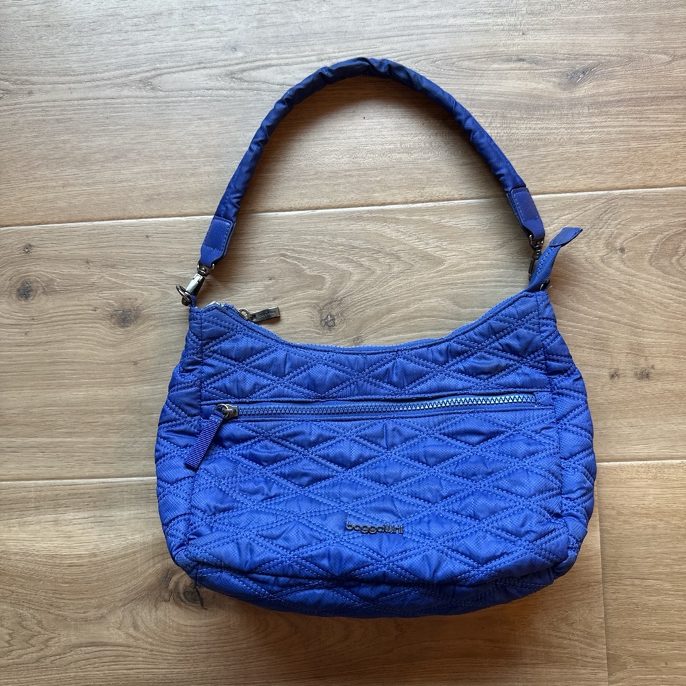 Baggallini Royal Blue Quilted Shoulder Bag
